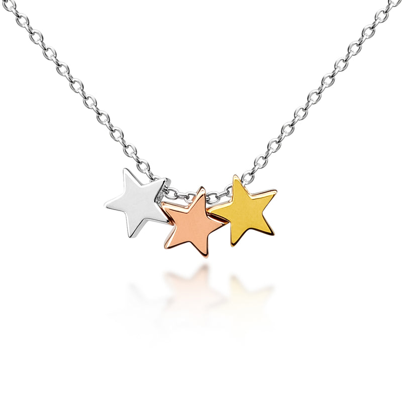 Floating Stars Children's Necklace