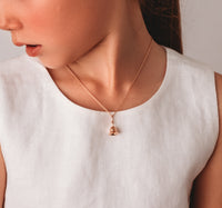 Twinkle Bell Pendant & Children's Necklace - Rose Gold