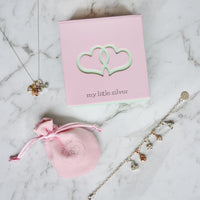 Childrens Bunny Pendant & Necklace Rose Gold Jewellery Gift Box 