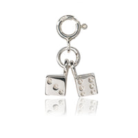 Children's Gift ideas - Dice Charm in Silver