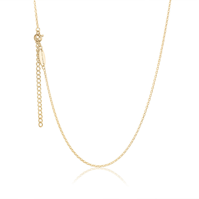 Adjustable children's necklace - 18 karat gold