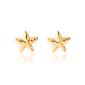 Children's Gold Star Earrings